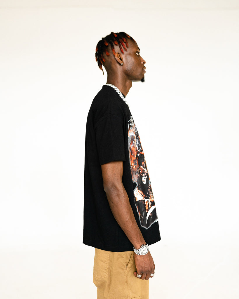 MEMENTO MORI T-SHIRT - JET BLACK - Elitegarmz